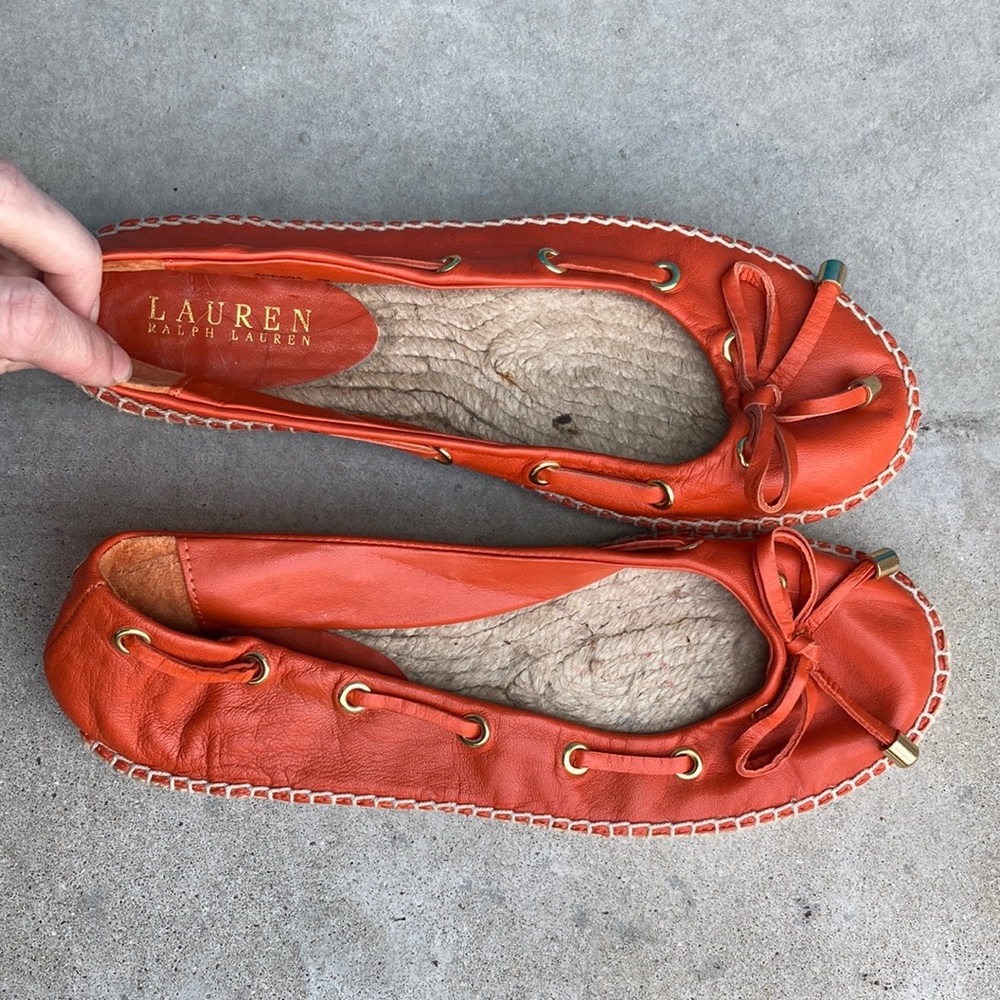 Woven Leather Flats